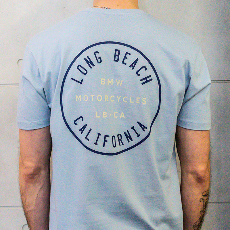 Light Blue Stamp Tee