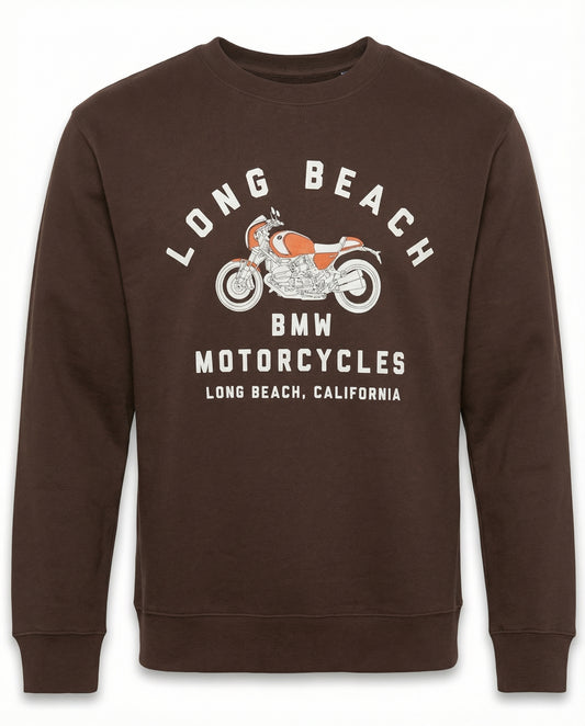 R 12 S Crewneck Sweatshirt "Dark Brown"
