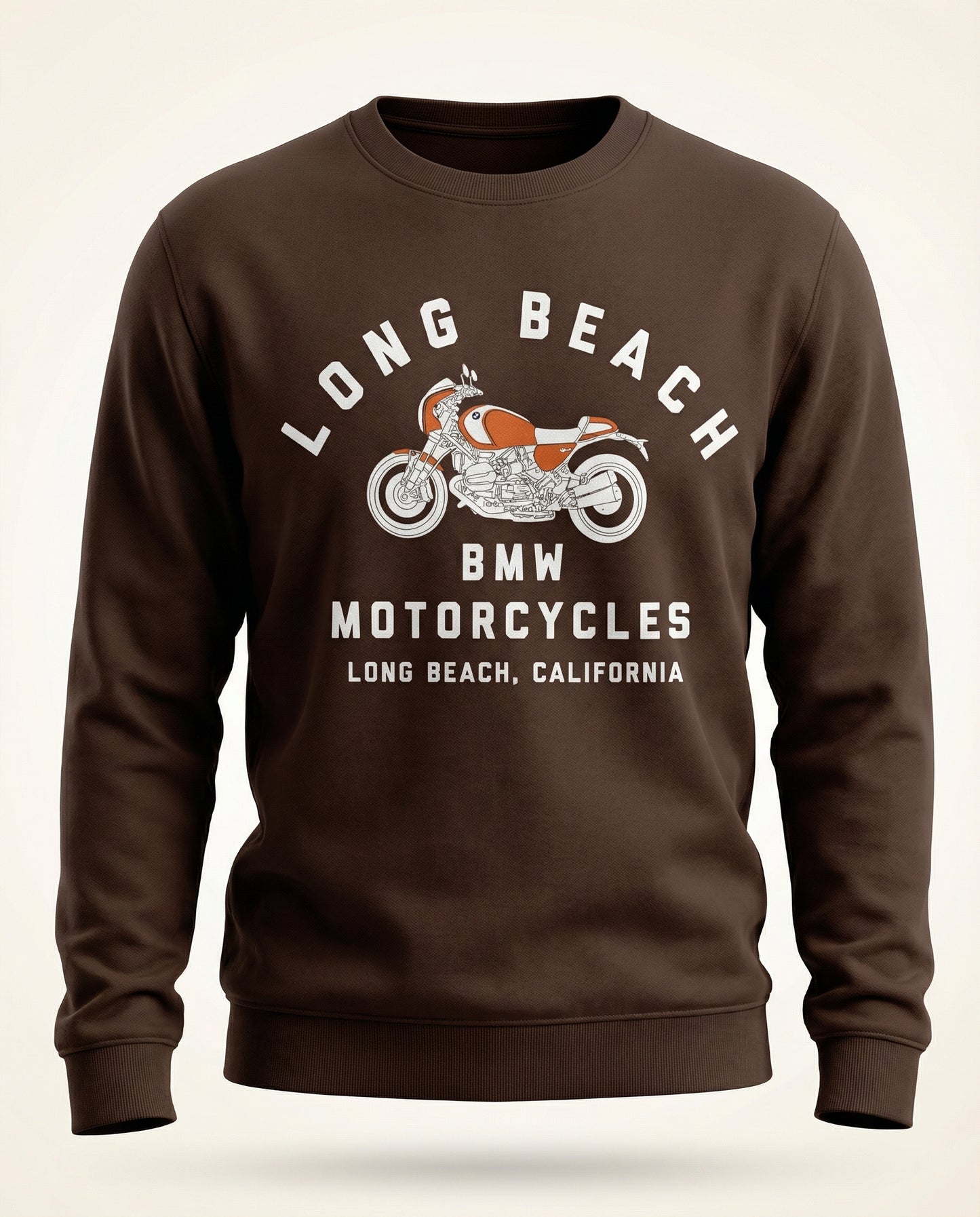 R 12 S Crewneck Sweatshirt "Dark Brown"