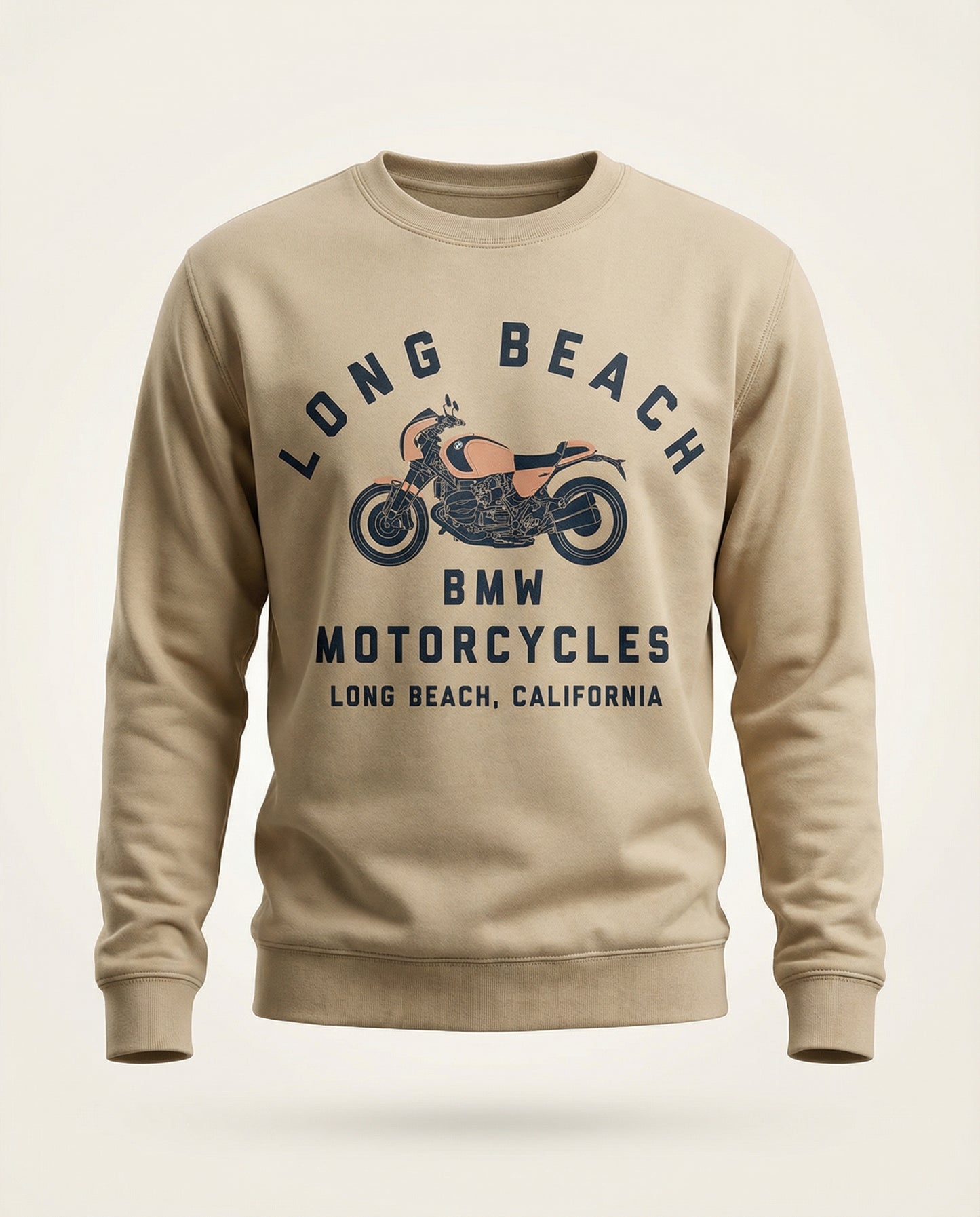 R 12 S Crewneck Sweatshirt "Sandstone"