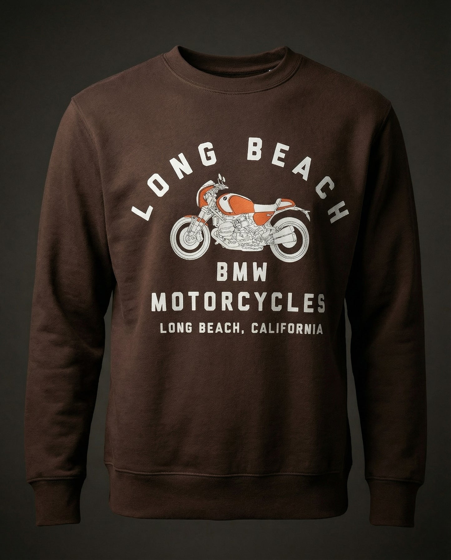 R 12 S Crewneck Sweatshirt "Dark Brown"