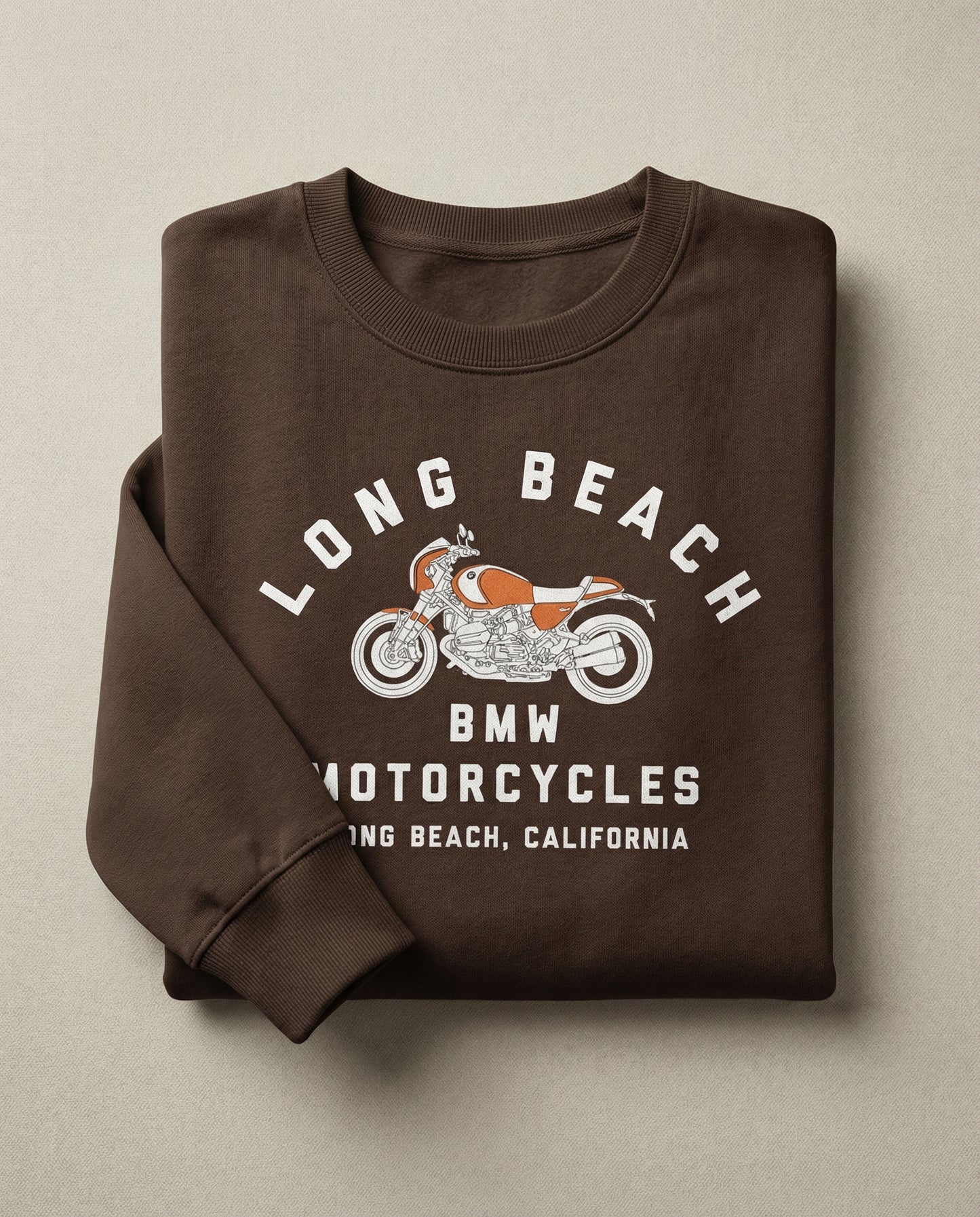 R 12 S Crewneck Sweatshirt "Dark Brown"