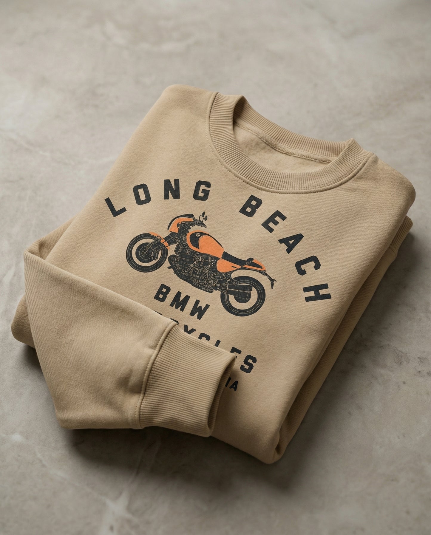 R 12 S Crewneck Sweatshirt "Sandstone"