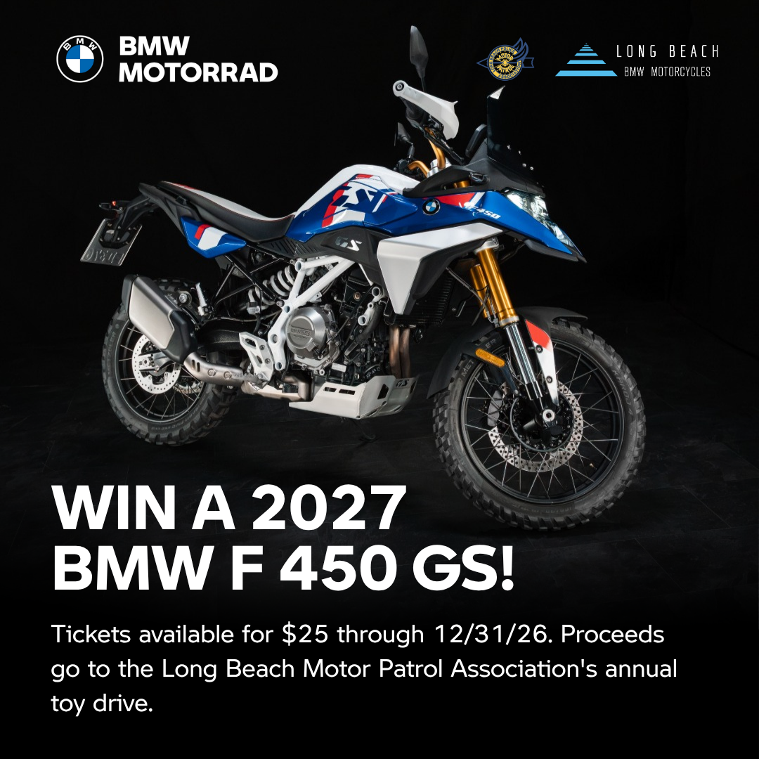 2027 BMW F 450 GS Raffle Tickets