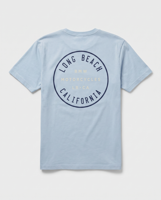 Light Blue Stamp Tee